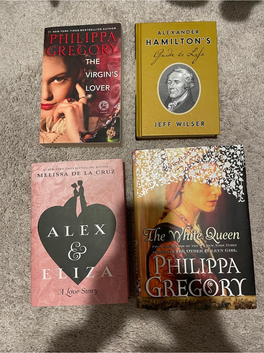 Philippa Gregory & Melissa de la Cruz Book Lot - Pink, Gold, Black